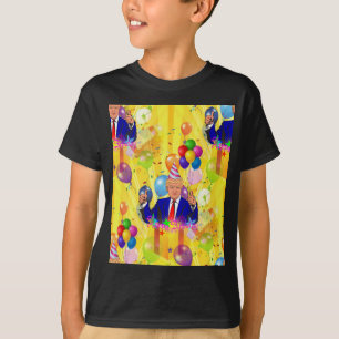 T-shirt heureux anniversaire donald trump