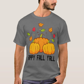 T-shirt heureux automne yall29