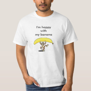 T-shirt heureux avec ma banane