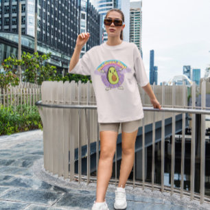 T-shirt Heureux Avocado souriant