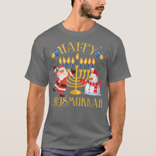 T-shirt Heureux Chrismukkah Funny Hanoukka Christmas Jewis
