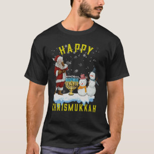 T-shirt Heureux Chrismukkah Funny Hanoukka Christmas Jewis
