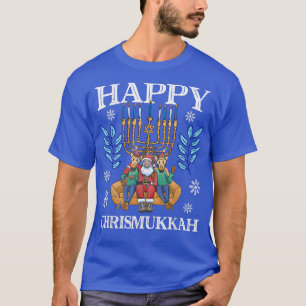 T-shirt Heureux Chrismukkah Hanoukka