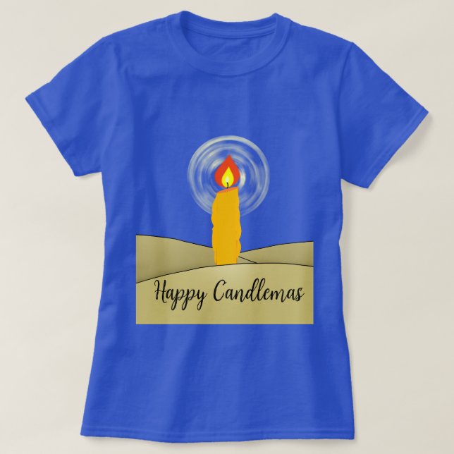 T-shirt Heureux cierges (Design devant)