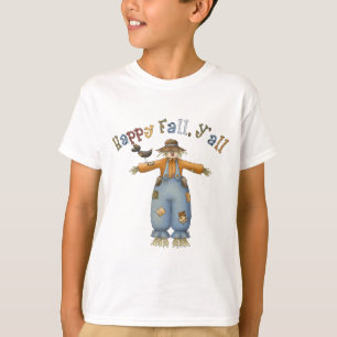 T-shirt heureux d'automne de thanksgiving