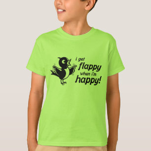 T-shirt heureux de Flappy
