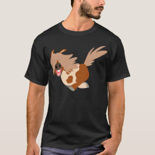 T-shirt heureux de poney de Pinto de bande