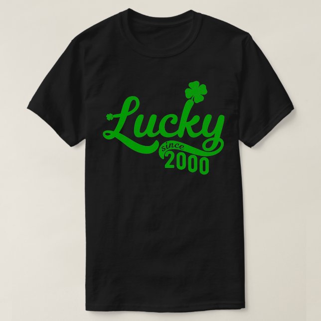 T-shirt Heureux Depuis 2000 Cadeau Pour 21 Ans 21 Ans (Design devant)