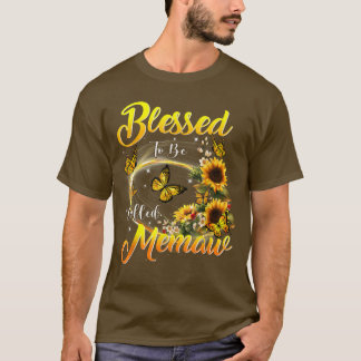 T-shirt Heureux d'être appelé Memaw Sunflower Lovers Grand