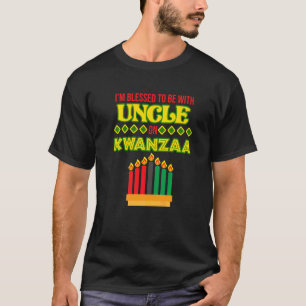 T-shirt Heureux d'être avec mon oncle pour le mois africai