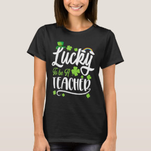 T-shirt Heureux D'Être Un Enseignant Drôle Jour de la Sain