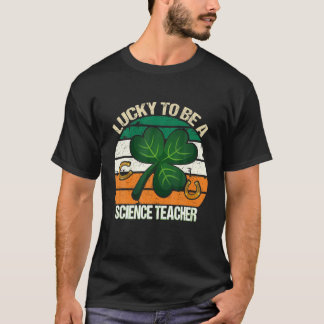 T-shirt Heureux D'Être Un Enseignant En Sciences Cool Scie