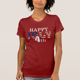 T-shirt heureux du 4 juillet