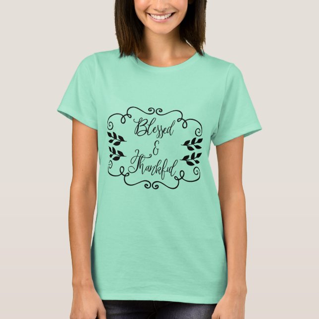 T-shirt Heureux et heureux (Devant)