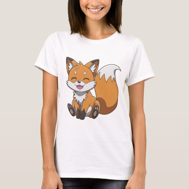 T-shirt Heureux Fox (Devant)