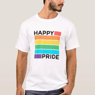 T-SHIRT HEUREUX GAY DE FIERTÉ