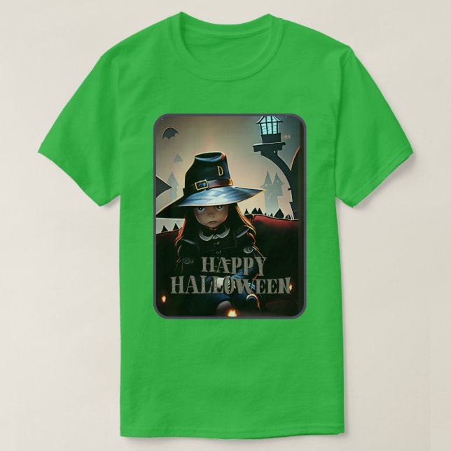 T-shirt heureux halloween (Design devant)