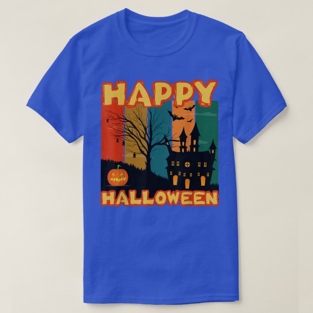 T-SHIRT HEUREUX HALLOWEEN 1563 (Design devant)