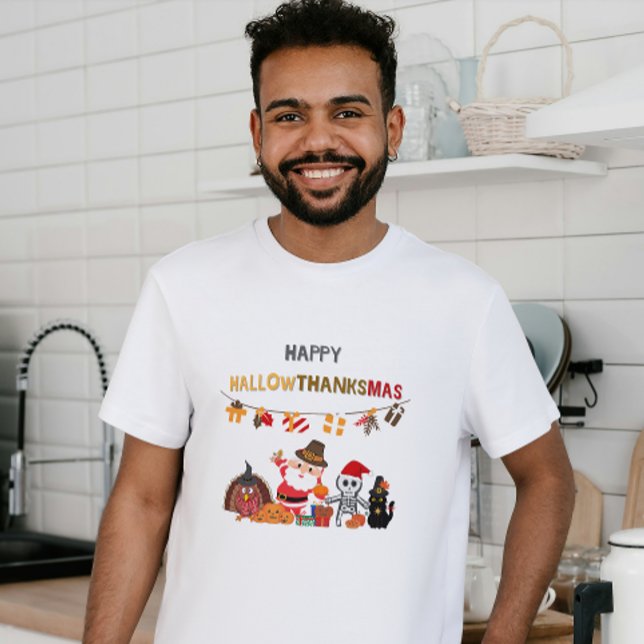 T-shirt Heureux hallowthanksmas ! Saisonnier (Créateur téléchargé)
