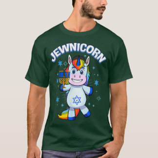 T-shirt Heureux Hanoukka drôle Unicorne juif juif juif Noë