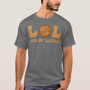 T-shirt Heureux Hanoukka Lol Beaucoup De Latkes Latke Love