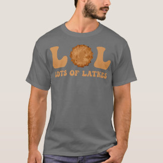 T-shirt Heureux Hanoukka Lol Beaucoup De Latkes Latke Love