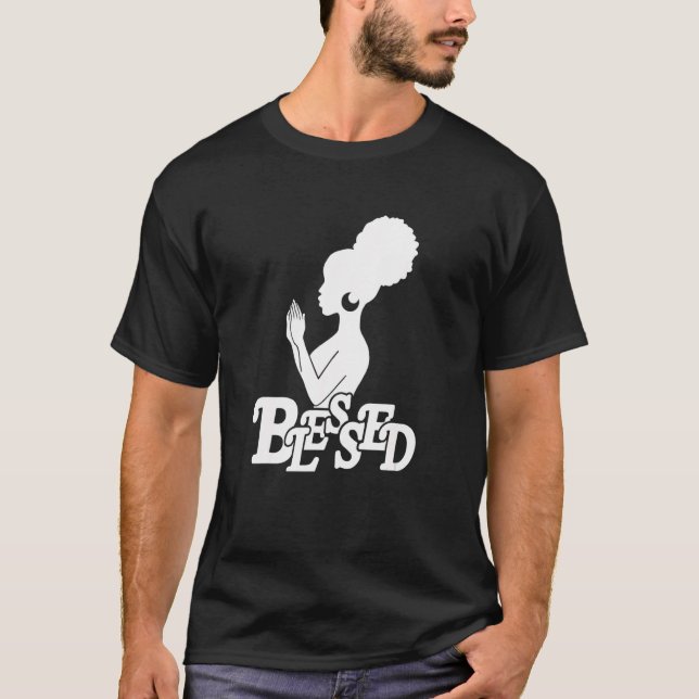 T-shirt Heureux Heureux Béni Celui (Devant)