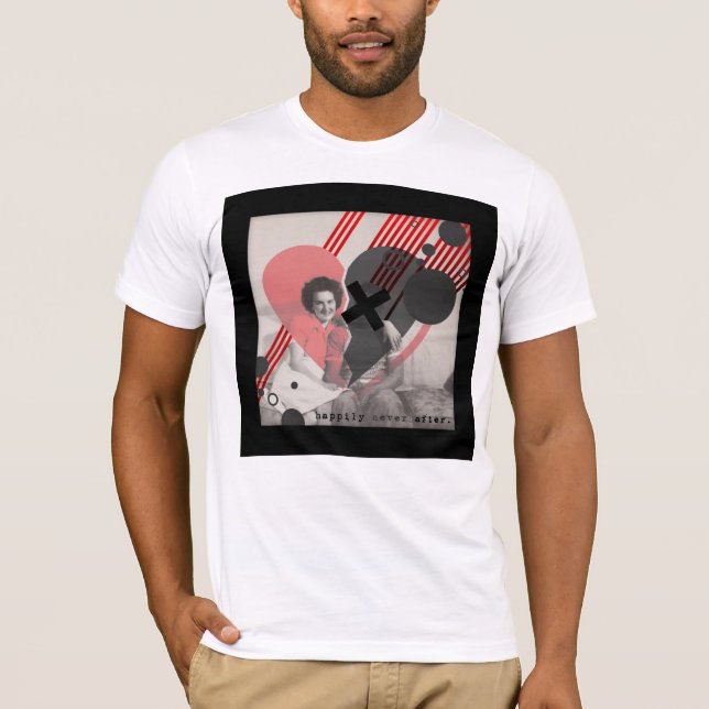 T-shirt heureux jamais après (Devant)