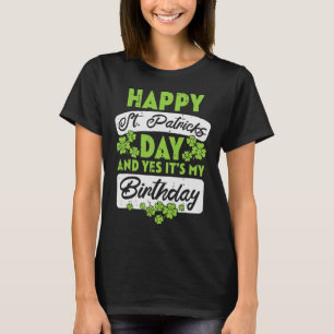 T-shirt Heureux Jour de la Saint Patrick Et Oui C'Est Mon