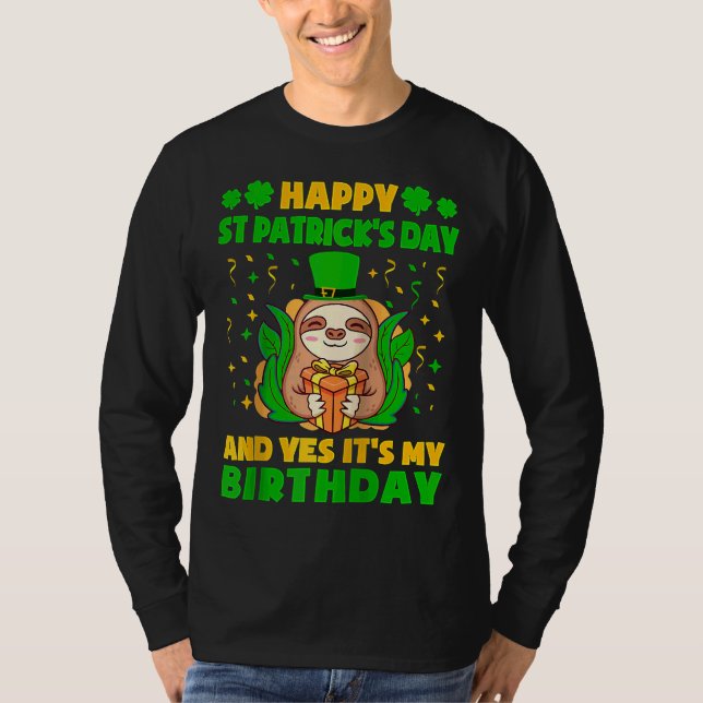 T-shirt Heureux Jour de la Saint Patrick Et Oui C'Est Mon  (Devant)
