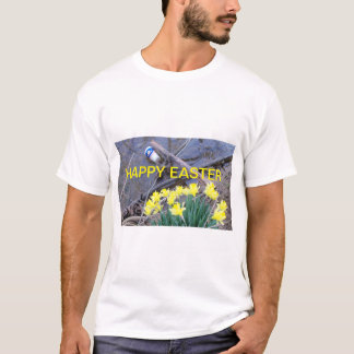 T-SHIRT HEUREUX PÂQUES AUX FLEURS DE CHEMISES
