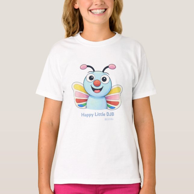 T-shirt Heureux Petit DJB (Devant)