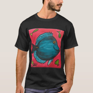 T-shirt Heureux Poisson Bleu