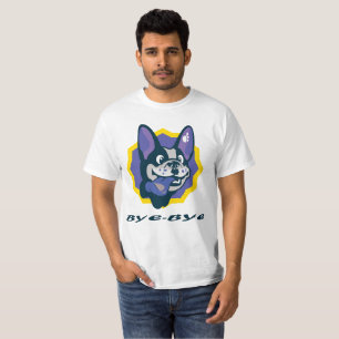 T-shirt heureux pour chien Bye-Bye Bull