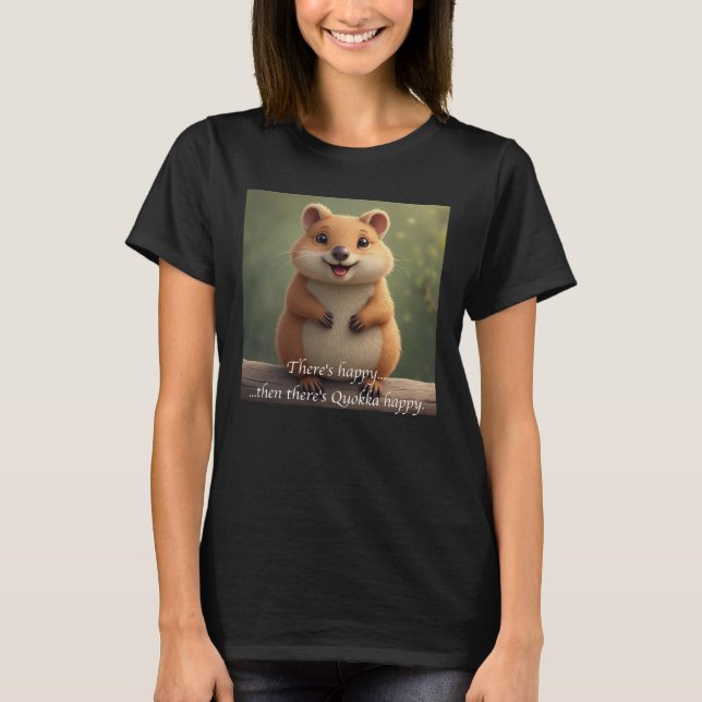T-shirt Heureux Quokka (Devant)