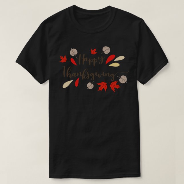 T-shirt Heureux Thanksiving (Design devant)
