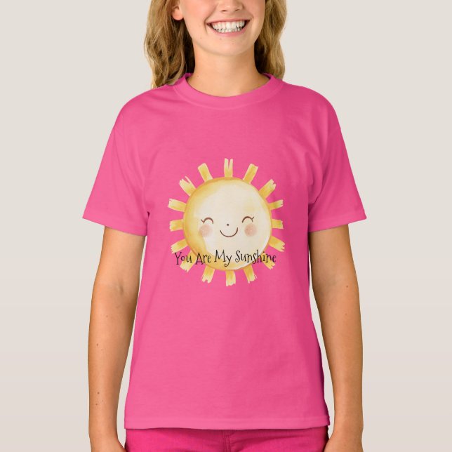 T-shirt Heureux Vous êtes mon soleil  (Devant)