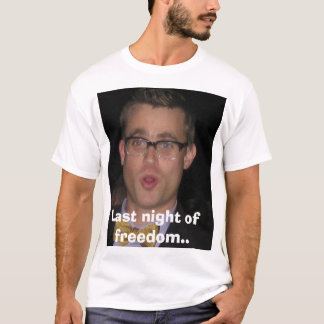 T-shirt hewson, la nuit dernière de la liberté.