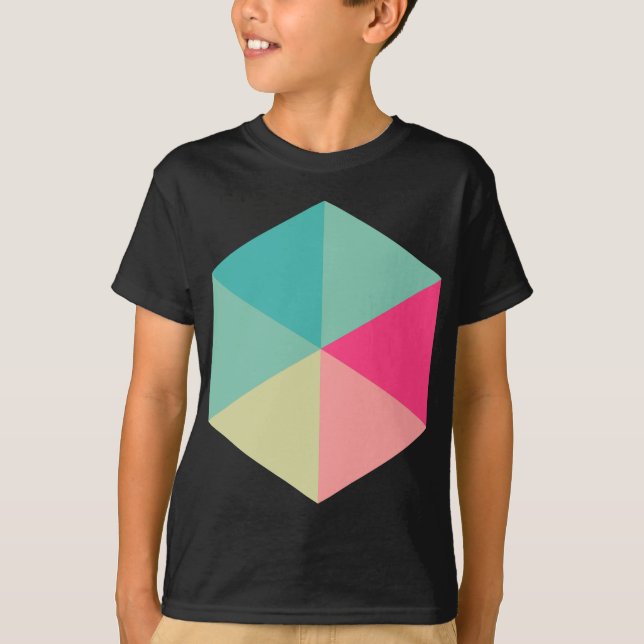 T-shirt Hexagone couleur 02 (Devant)