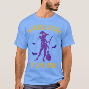 T-shirt Hexe Lustiges Damen Halloween