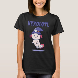 T-shirt Hexolotl Halloween mexicain Salamander sorcières A