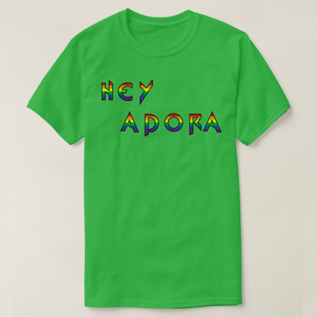 T-shirt Hey Adora SheRa LGBT Pride (Design devant)
