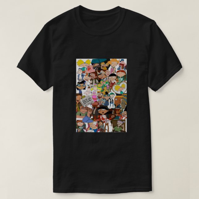 T-shirt Hey Arnold's All Character Classic (Design devant)