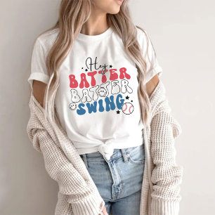 T-shirt Hey Batter Swing, Baseball