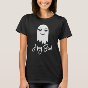 T-shirt Hey Boo Cute Halloween Fantôme