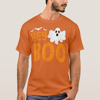 T-shirt Hey Boo Funny Halloween Pun Ghost Éffrayant Toddle