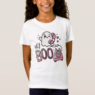 T-Shirt Hey Boo - Ghost with Love