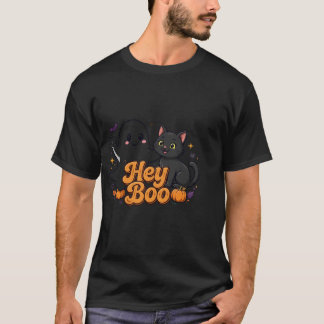 T-shirt Hey Boo Halloween