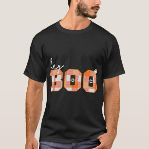 T-shirt Hey Boo Halloween Fantôme Déguisement Halloween Ca