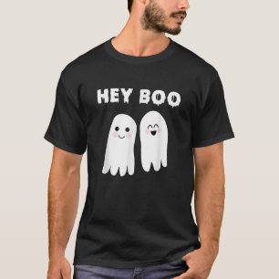 T-shirt Hey Boo mignonne Fantômes Halloween Costume T Chem